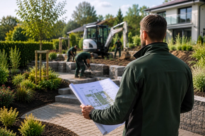 Bauleiter im Garten- und Landschaftsbau bei van Büren