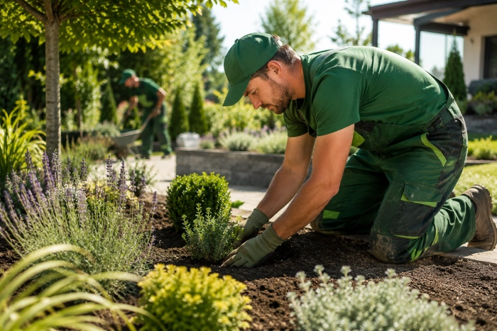 Gärtner im Garten- und Landschaftsbau bei van Büren